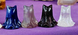 Assorted Crystal Ghost Kitty Cat Figurine 😺👻🥹🐈