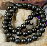 Solid Pyrite Crystal Stretch Bracelet ✨📿⚜️💛