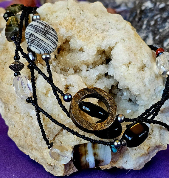 Extra Long Assorted Crystal Necklace ✨💎💕📿♥️