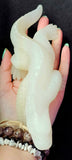 XXL Quartz Crystal Lizard Sculpture 🤍🤯✨🦎💚💎