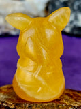 MD. Creamsicle Calcite Crystal Pokemon Pikachu Figurine ✨🍊🧡🐭🐁⚡⛈️💛