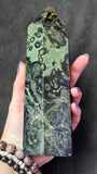 XL Kambaba Jasper Crystal Tower 💚✨🤩🤯🖤
