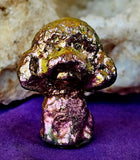Rainbow Titanium Bismuth Crystal Toy Poodle Figurine ✨🌈🐩🐾🩷🧡