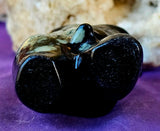 XL Fossilized Chrysanthemum Male Crystal Torso Carving ✨💚♂️🏋️♂️🖤🏵️