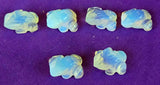 SM. Opalite (man-made) Crystal Frog Figurine 💚✨🐸🤍