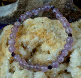 Handcrafted Amethyst & Swarovski Crystal Stretch Bracelet ✨💜🤩📿