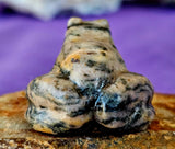 Yellow Jasper Crystal Frog Carving 🐸✨🥹💎