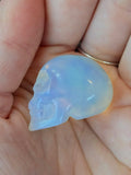 Opalite Crystal Mini Skull 💀🤍🌊🌀💎
