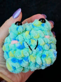 Handmade Teal Confetti Crocheted Frog Plushie 🥹🐸💚