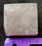 LG.. Banded Rainbow Fluorite Crystal Floating Cube 💜✨🌈🤍