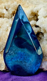 Dyed Blue Agate Crystal Freeform ✨🌀💠🤩💙🔵
