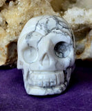 Howlite Crystal Skull 🩶💀🤍