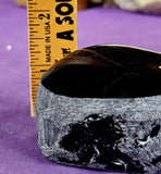 Rainbow Obsidian Polished & Raw Crystal Egg 🥚🌈🖤✨