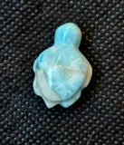 Larimar Crystal Turtle Carving 💚🐢💙🩵🌊🤍✨
