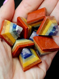 Mini Chakra Crystal Pyramid 🤩💎🌈🔺✨
