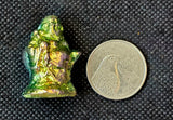 SM. Rainbow Titanium Bismuth Crystal Happy Buddha Figurine ✨💜🙏🕉️🧘🧘‍♀️