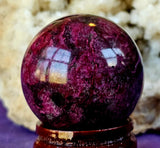 Pink Peach Blossom Jasper Crystal Sphere ✨🔮🌸🩷🍑