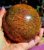 LG. Calligraphy Jasper Crystal Sphere ✨🔮✒️🍂