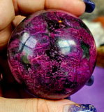 Red Plum Blossom Jasper Crystal Sphere ❤️🔮🌸