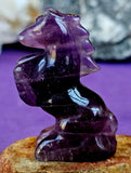 Banded Rainbow Fluorite Crystal Horse Carving 💜💛💚🐴🐎🌈