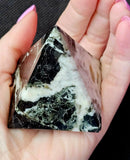 MD. Zebra Jasper Crystal Pyramid 🖤 ✨ 🦓🤍