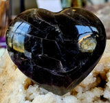 ✨RARE✨ MD. Black Quartz Crystal Puffy Heart 🖤✨🤩🖤