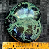 LG. Kambaba Jasper Crystal Puffy Heart 💚🖤💚👁️✨