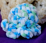 Handmade Mini White & Confetti Crocheted Octobaby Plushie 🦑🥹🐙