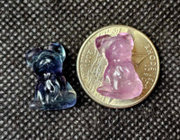 Rainbow Fluorite Crystal Mini French Bulldog