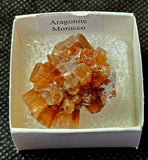 SM. Box Raw Moroccan Aragonite Crystal Specimen ✨🤩🪨