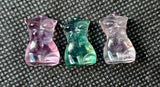 Rainbow Fluorite Crystal Mini Female Torso