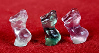 Rainbow Fluorite Crystal Mini Female Torso