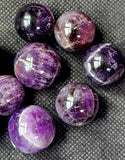 Mini Chevron Amethyst Crystal Spheres ✨🔮💜☪️