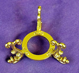 Gold Metal Crystal Sphere Holder