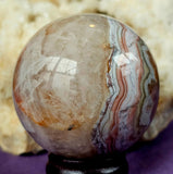 Amethyst & Agate Crystal Sphere ✨🔮💜💎