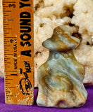 GORGEOUS Ocean Jasper Crystal Ghost w/Wizard Hat 🌊🐚👻🧙‍♀️✨🤯🤩
