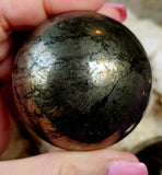 Solid Pyrite Crystal Sphere 🔮✨⚜️💰🏆