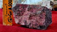 Raw Red Cobalto Calcite Specimen