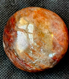 Red Hematoid aka Fire Quartz Crystal Palmstone ✨🤩🌈🔥
