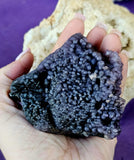 Raw Grape Agate Crystal Specimen 💚🤩✨🍇💜