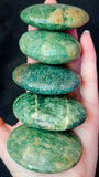 LG. Green & Yellow Jasper Crystal Palmstone 💚🍏💛✨