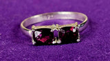 925 Sterling Silver Ring w/Ruby & Garnet Gemstones ✨🤩💍❤️🩷💎