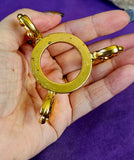 Gold Metal Crystal Sphere Holder