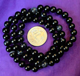 Black Agate Crystal Stretch Bracelet ✨🐈‍⬛🖤✨📿