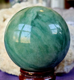 African Jade Crystal Sphere 💚🔮✨