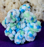 Handmade Mini White & Confetti Crocheted Octobaby Plushie 🦑🥹🐙