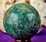 Green & Yellow Jasper Crystal Sphere 💚🔮✨💛