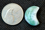 Mini Larimar Crystal Crescent Moon 💙🩵🤍🌊🌛🌙🌘