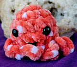Handmade Crocheted Strawberries and Cream Octobaby Plushie 🦑🥹🐙