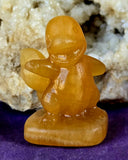 Orange Calcite Crystal Pokemon Charmander Figurine 🔥🦎🧡🍊